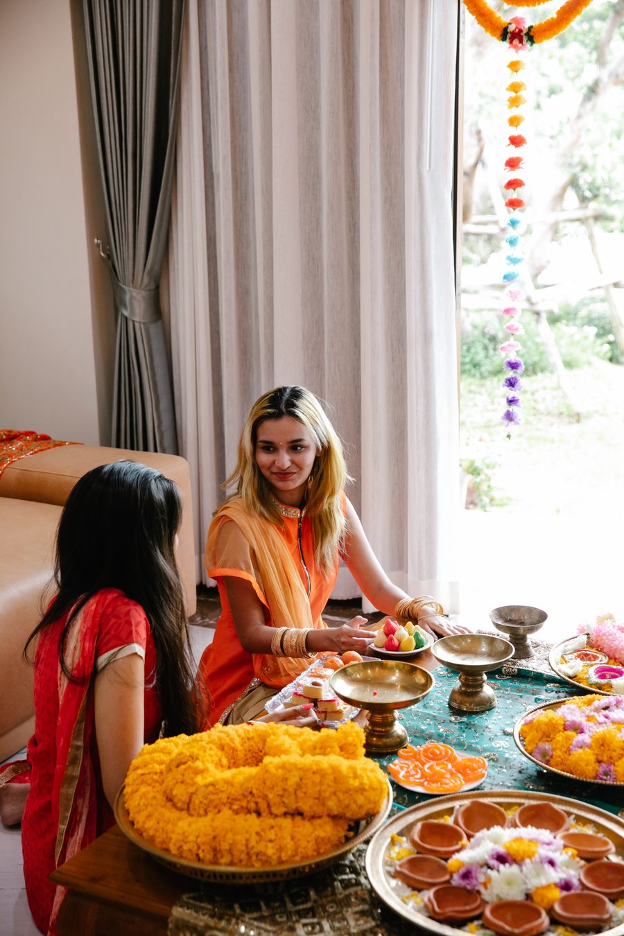 Intimate social gathering and kitty party catering setup